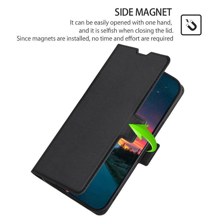 OEM Xiaomi 13 Lite Plånboksfodral Dual Magnetic Clasp - Svart