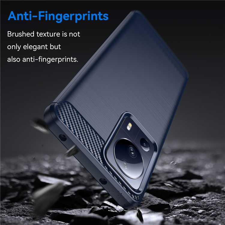 OEM Mobilskal till Xiaomi 13 Lite Carbon Fiber - Blå