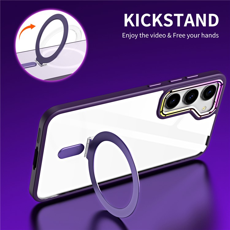 OEM Mobilskal till Galaxy S23 Plus Magsafe Kickstand Magnetic - Marinblå