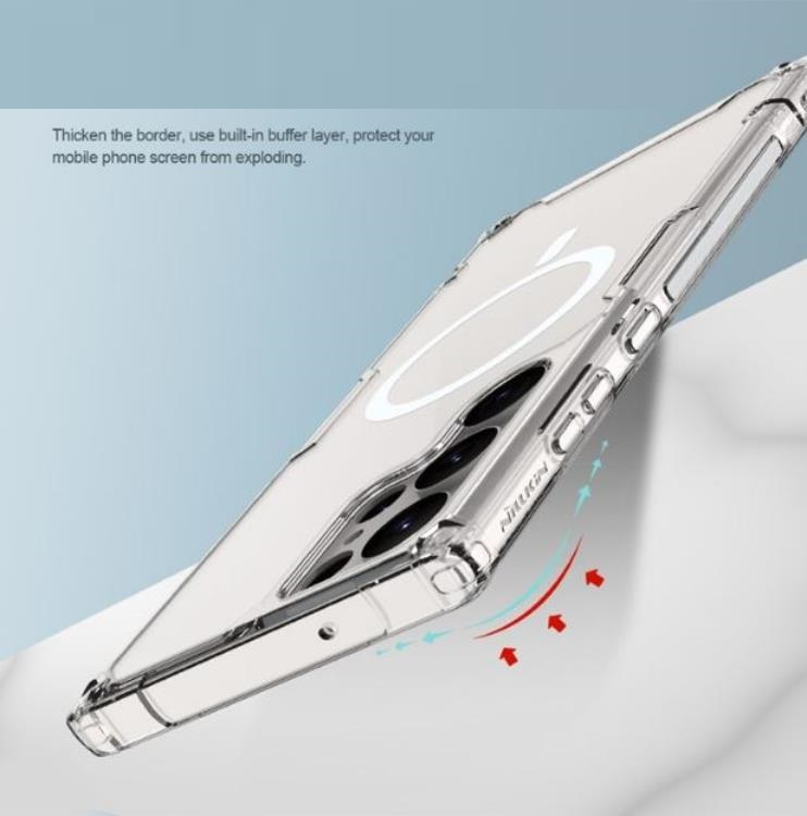 Nillkin Nillkin Mobilskal till Galaxy S23 Ultra Magsafe Nature Pro - Clear