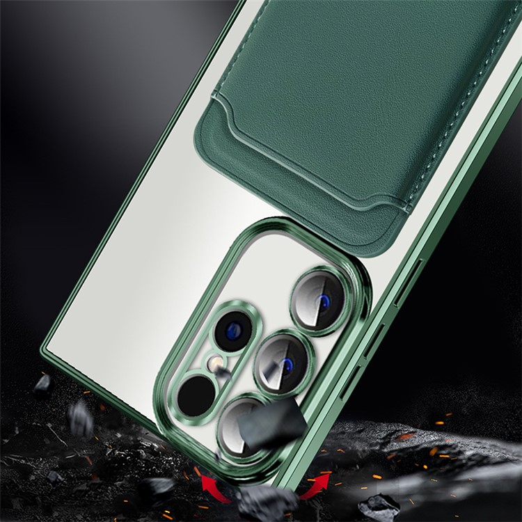 UTGATT1 BOOM Mobilskal till Galaxy S23 Ultra Magsafe Korthållare - Grön