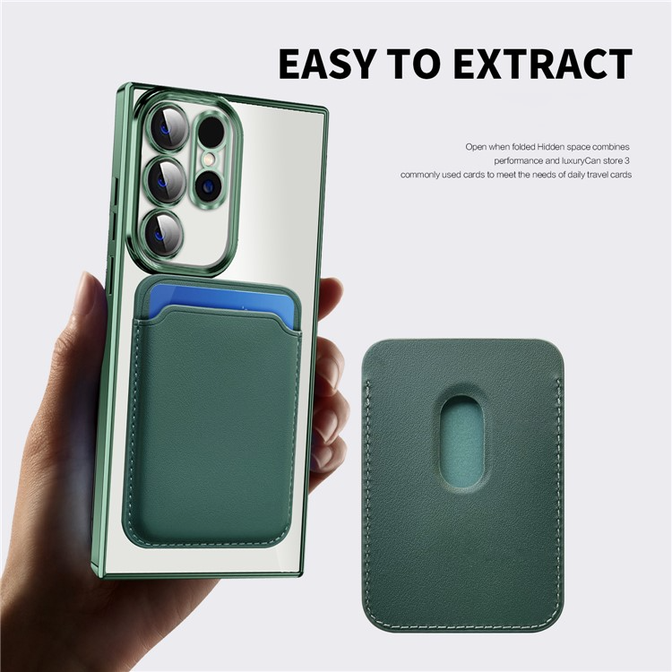 UTGATT1 BOOM Mobilskal till Galaxy S23 Ultra Magsafe Korthållare - Grön