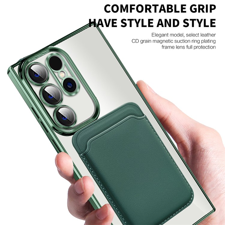 UTGATT1 BOOM Mobilskal till Galaxy S23 Ultra Magsafe Korthållare - Grön