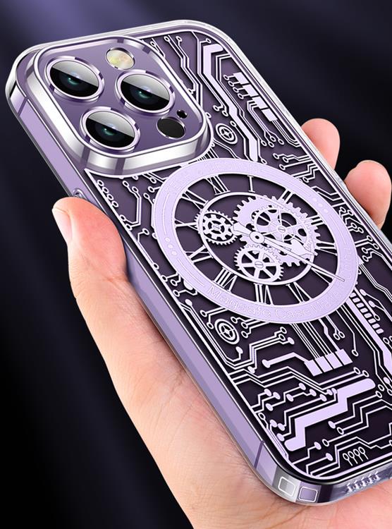 OEM Mobilskal till iPhone 14 Magsafe Mechanical - Lila