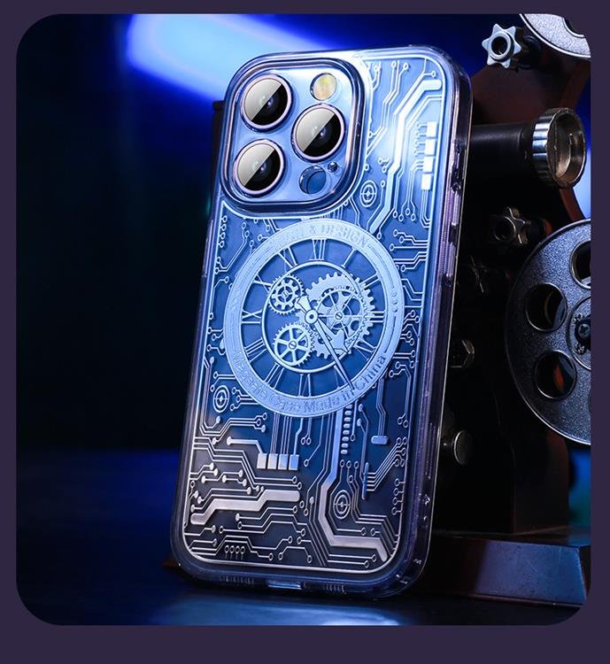 OEM Mobilskal till iPhone 13 Pro Magsafe Mechanical - Silver