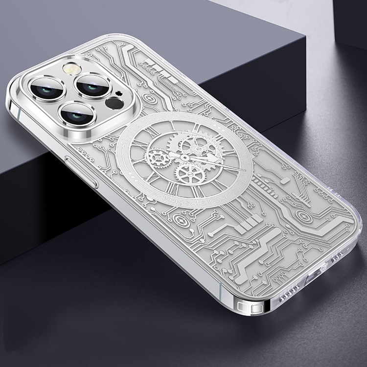 OEM Mobilskal till iPhone 13 Pro Magsafe Mechanical - Silver