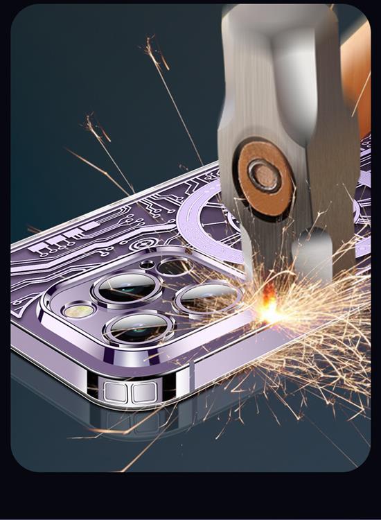 OEM Mobilskal till iPhone 13 Pro Magsafe Mechanical - Silver