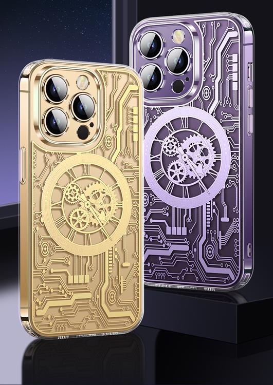 OEM Mobilskal till iPhone 13 Pro Magsafe Mechanical - Silver