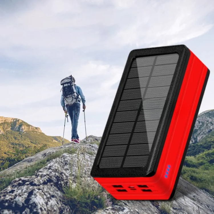 A-One Brand Powerbank 50000mAH med 32-LED Camping Light - Svart