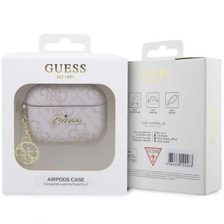 Guess Guess Airpods Pro 2 Skal Charm Collection - Rosa