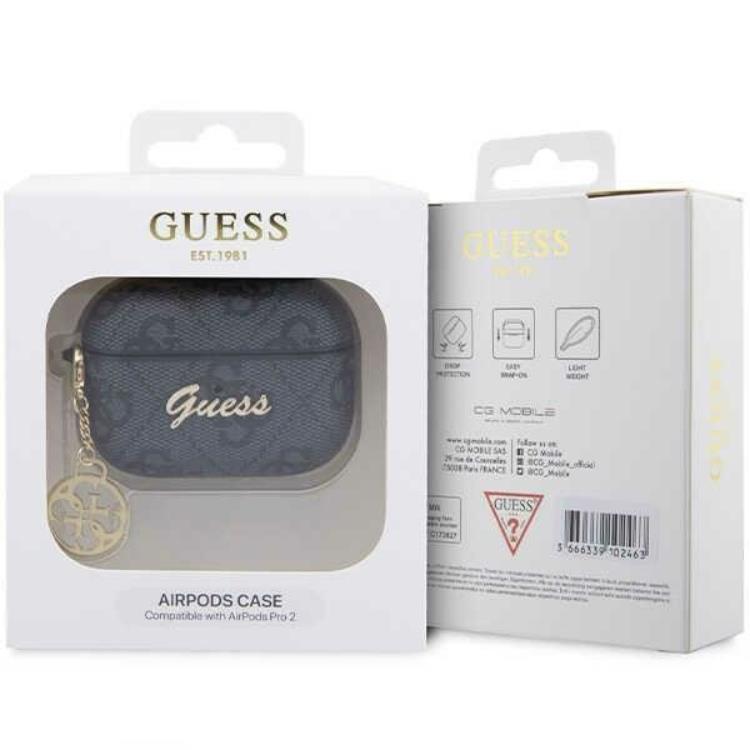 Guess Guess Airpods Pro 2 Skal Charm Collection - Svart
