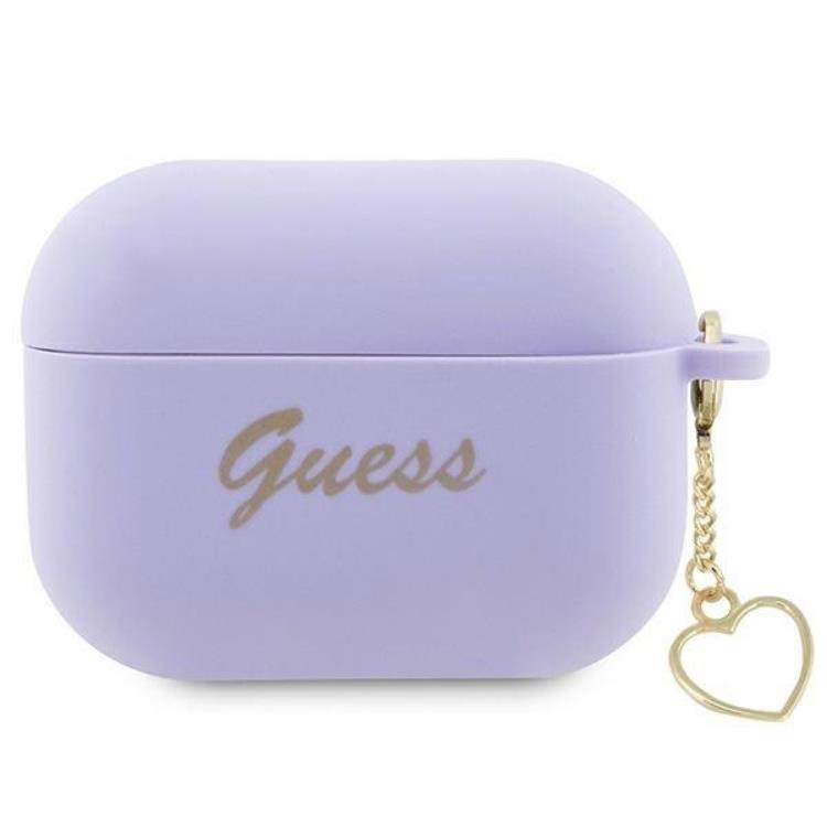 Guess Guess Airpods Pro 2 Skal Charm Heart Collection - Lila