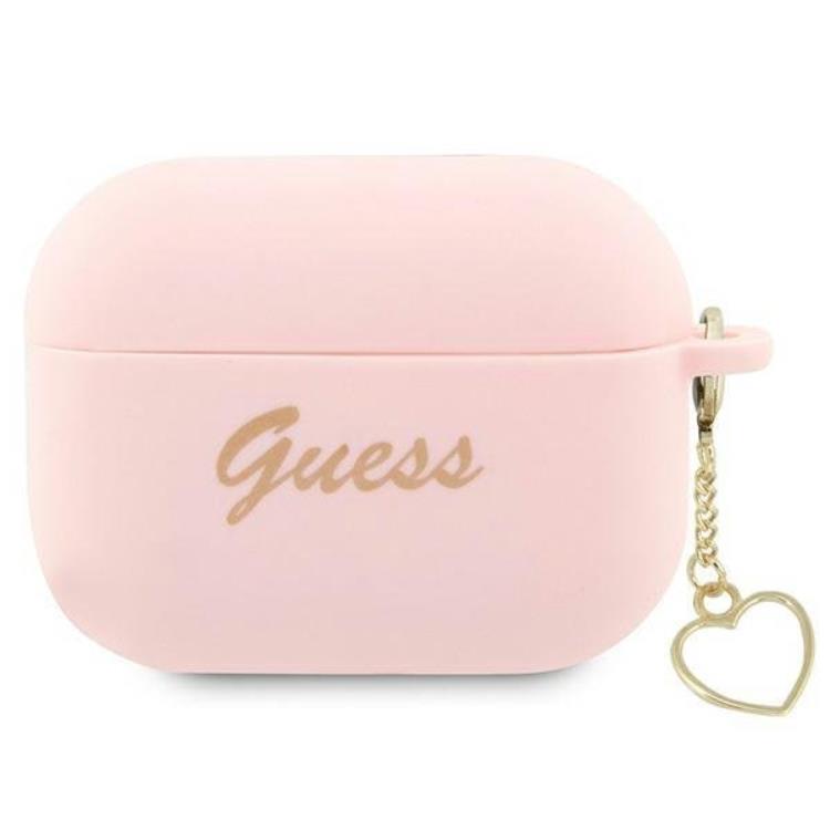 Guess Guess Airpods Pro 2 Skal Charm Heart Collection - Rosa