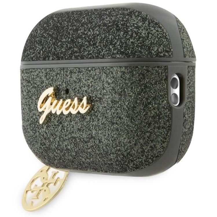 Guess Guess Airpods Pro 2 Skal Glitter Flake Charm - Grön