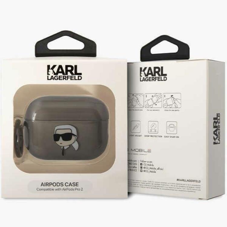 KARL LAGERFELD Karl Lagerfeld Airpods Pro 2 Skal Ikonik Karl Lagerfeld - Svart