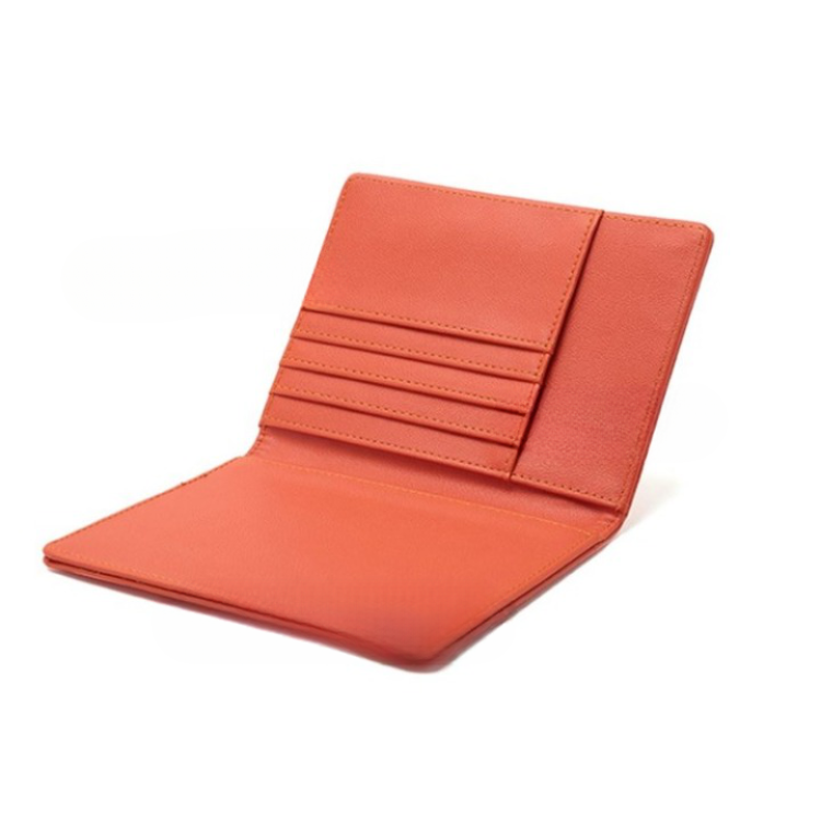 A-One Brand Passhållare Plånbok RFID Korthållare PU-läder - Orange