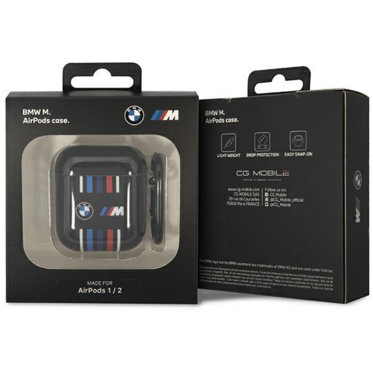 BMW BMW Airpods 1/2 Skal Multiple Colored Lines - Svart