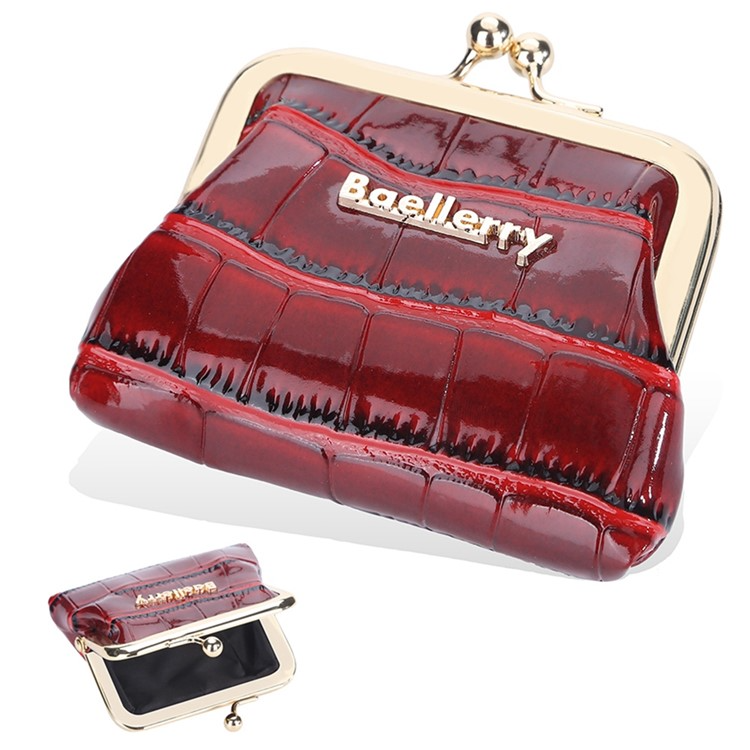 BAELLERRY BAELLERRY Myntväska Crocodile PU Läder - Röd