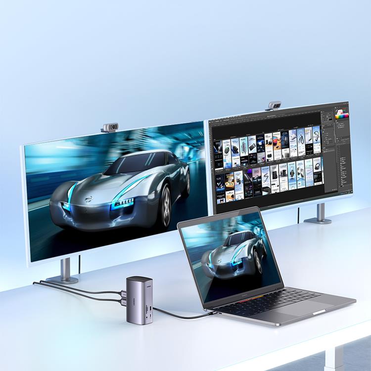 UTGATT1 Ugreen Multifunction HUB 12in1 - Grå