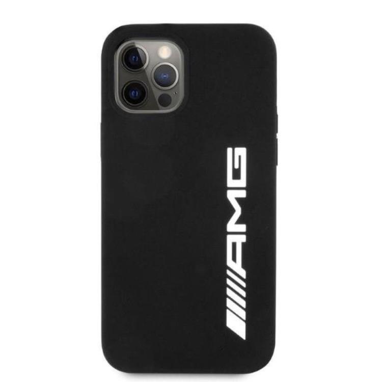 Mercedes AMG Mobilskal till iPhone 12 Pro Max Silicone Big Logo - Svart