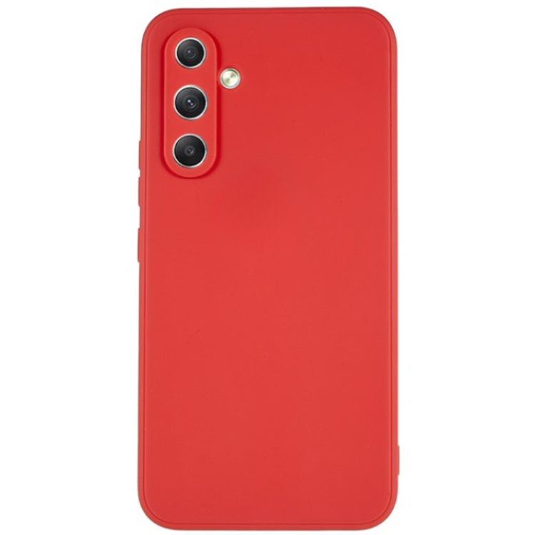 OEM Mobilskal till Galaxy A34 5G Straight Edge Design TPU - Röd