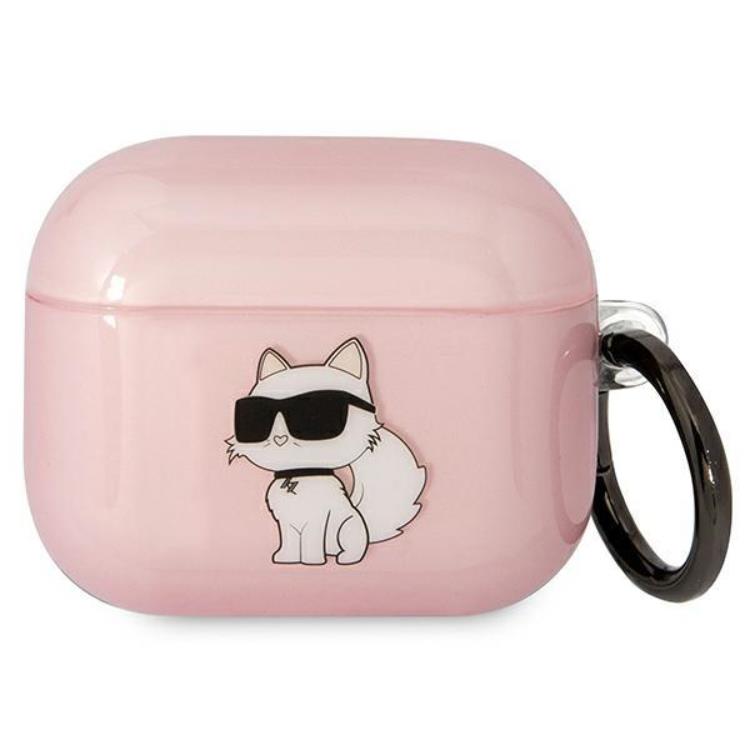 KARL LAGERFELD KARL LAGERFELD AirPods 3 Skal Ikonik Choupette - Rosa