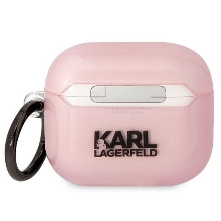 KARL LAGERFELD KARL LAGERFELD AirPods 3 Skal Ikonik Choupette - Rosa