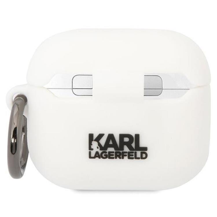 KARL LAGERFELD KARL LAGERFELD AirPods 3 Skal Silicone Karl & Choupette - Vit