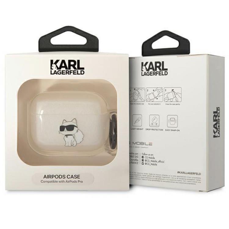 KARL LAGERFELD KARL LAGERFELD AirPods Pro Skal Ikonik Choupette - Transparent