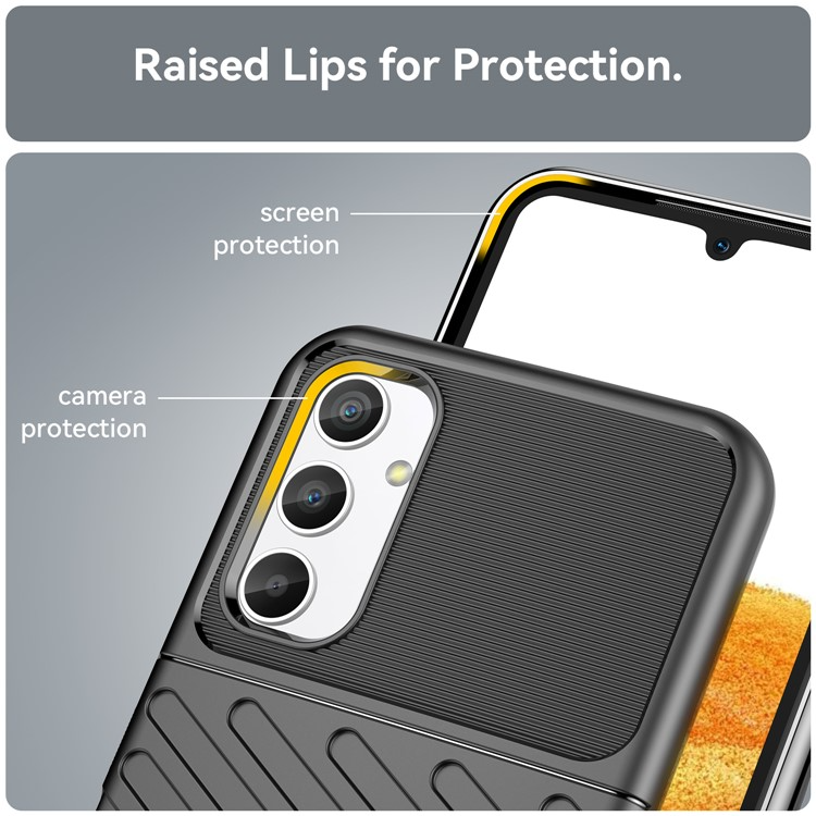 OEM Mobilskal till Galaxy A34 5G Thunder Twill - Svart