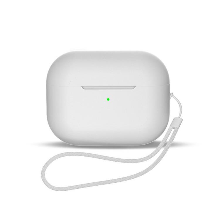 OEM AirPods 1/2 Skal Silikon med Handledsrem - Vit