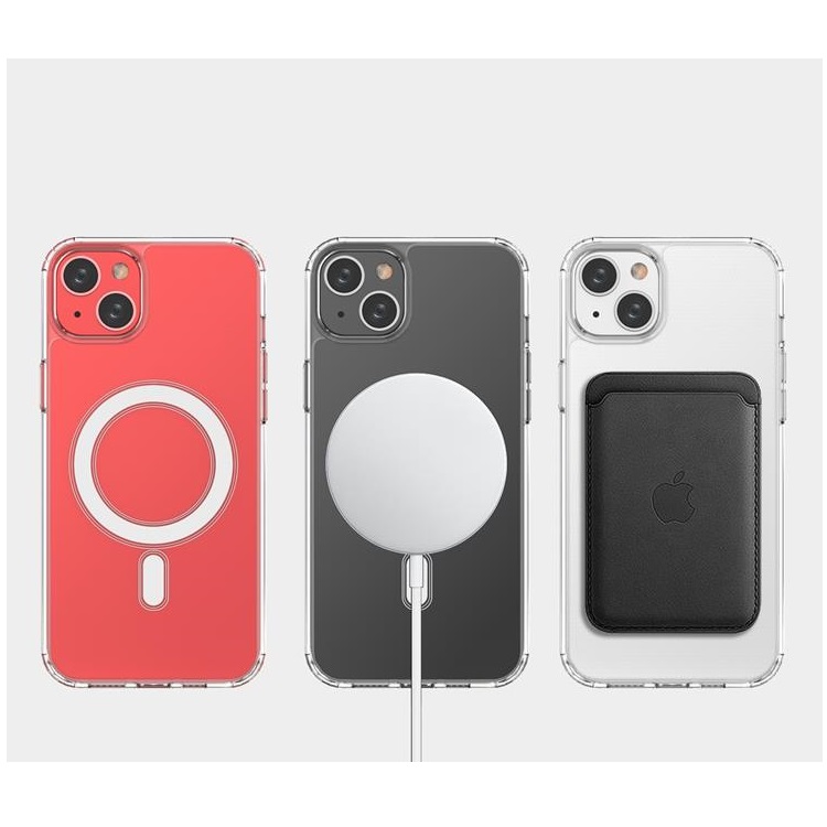 OEM Mobilskal till iPhone 15 Plus Magsafe Armored Gel - Transparent