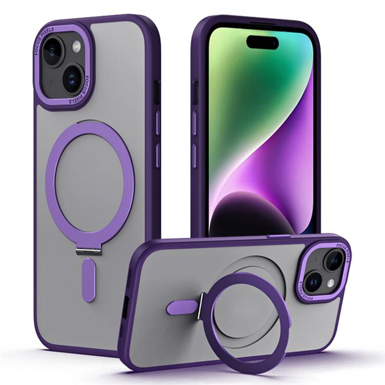 A-One Brand Mobilskal till iPhone 15 Magsafe Kickstand - Clear