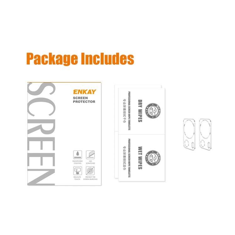ENKAY [2-PACK] ENKAY Xiaomi 13 Lite Kameralinsskydd i Härdat glas