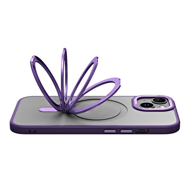 OEM Mobilskal till iPhone 15 Plus Magsafe Kickstand - Mörkblå