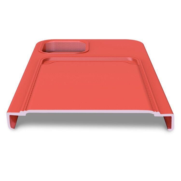 OEM Mobilskal till iPhone 15 Pro Max Korthållare Silikon - Orange