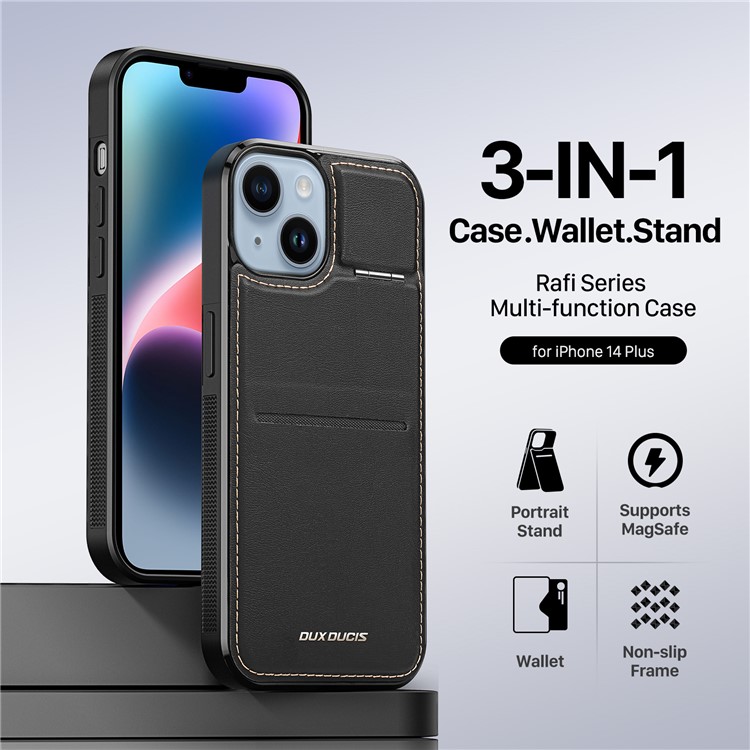 Dux Ducis Dux Ducis Mobilskal till iPhone 14 Plus Magsafe Korthållare Rafi