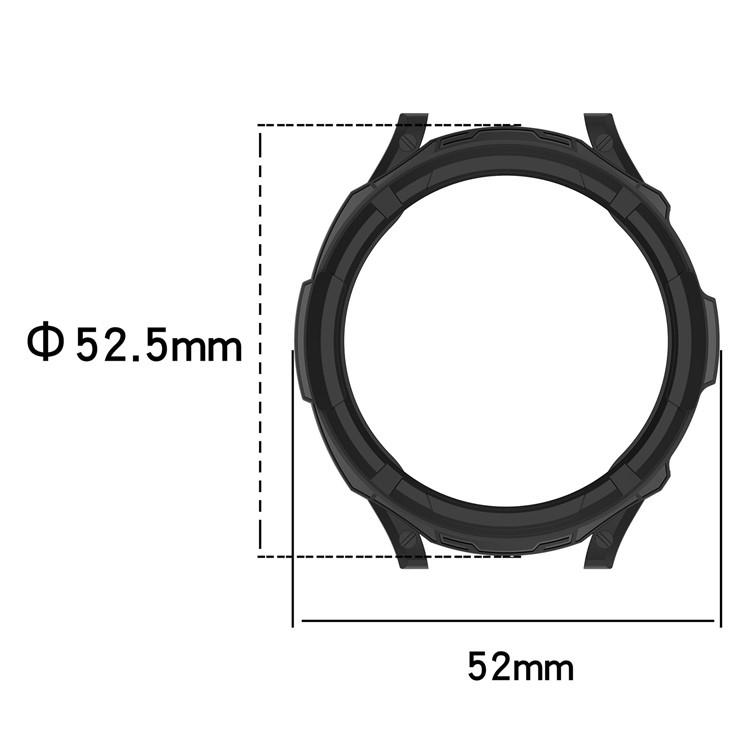 OEM Galaxy Watch 6 Classic (43mm) Skal TPU med Bezel Ring - Svart