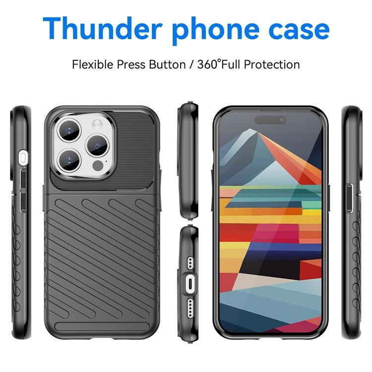 OEM Mobilskal till iPhone 15 Pro Max Twill Thunder - Svart