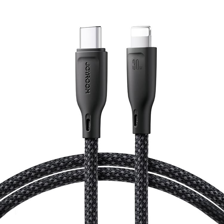 Joyroom Joyroom USB-C till Lightning kabel 1m PD 30W - Svart