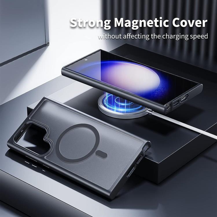 UTGATT BOOM Mobilskal till Galaxy S23 Ultra Magsafe Shockproof - Svart