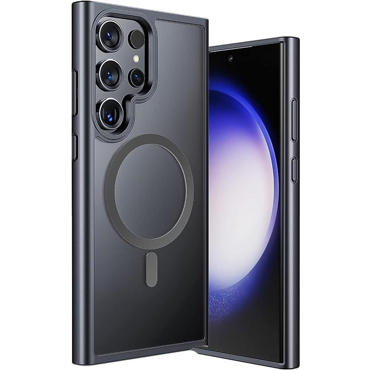 UTGATT BOOM Mobilskal till Galaxy S23 Ultra Magsafe Shockproof - Svart