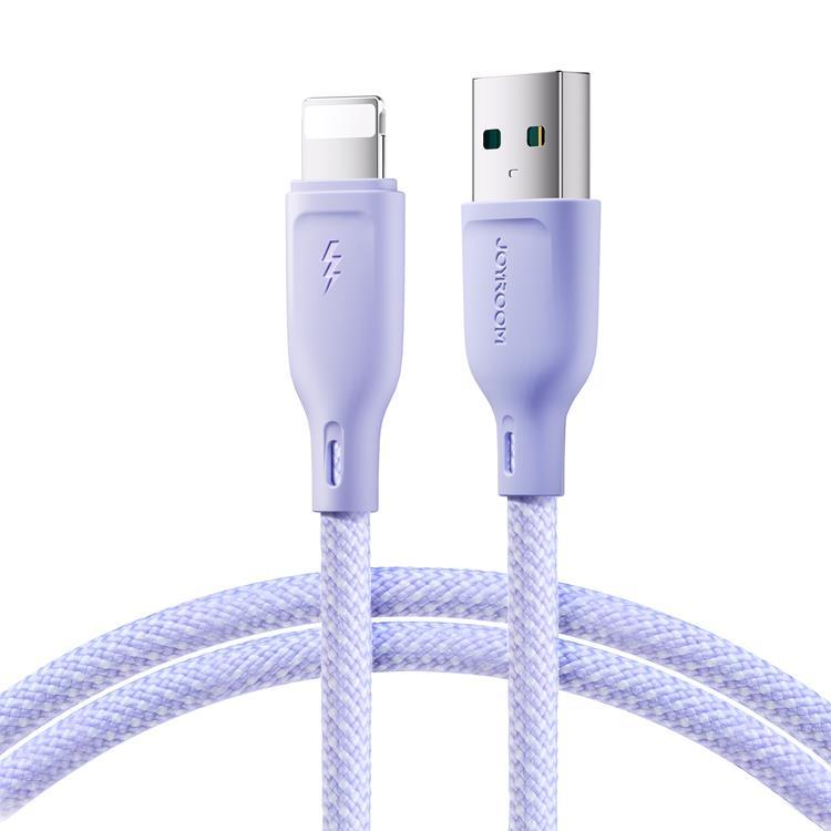 Joyroom Joyroom USB-A till Lightning kabel 2m 3A - Lila
