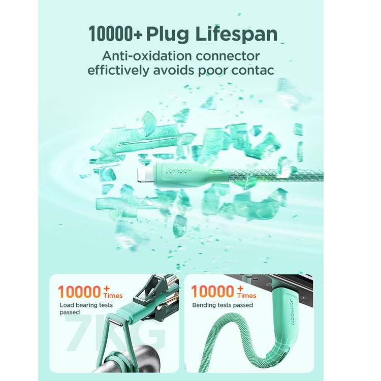 Joyroom Joyroom USB-A till Lightning kabel 2m 3A - Lila