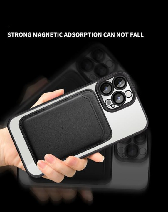 Boom of Sweden BOOM iPhone 14 Pro Mobilskal Magsafe Korthållare - Svart