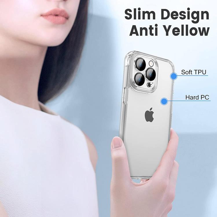 Boom of Sweden [3in1] BOOM iPhone 15 Pro Max Skal, Härdat Glas, Kameralinsskydd