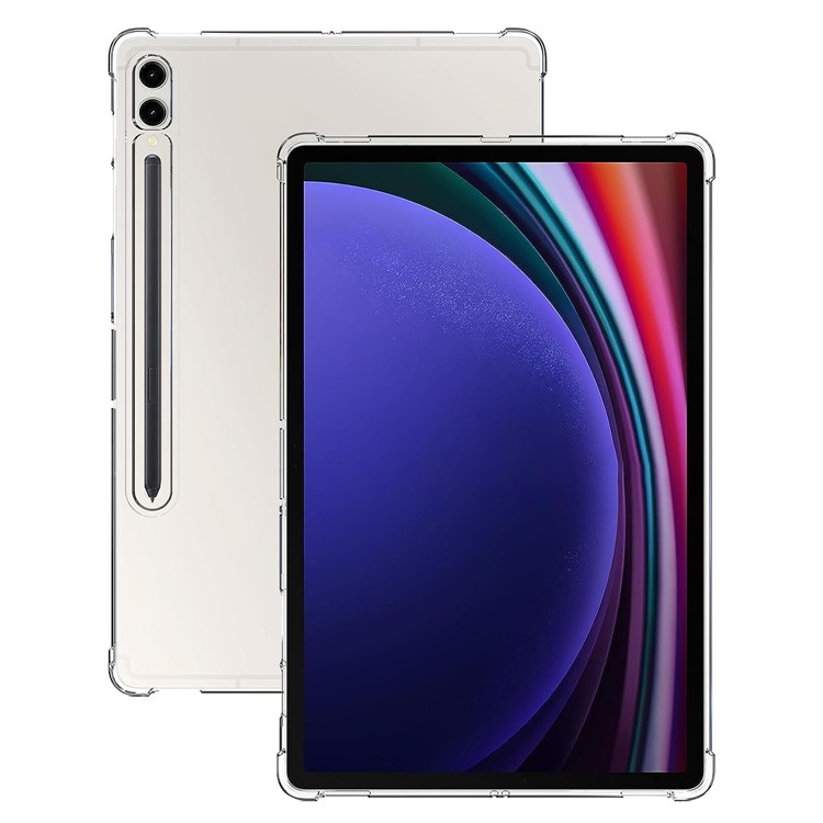 UTGATT Galaxy Tab S9 Plus Skal TPU Shockproof - Transparent