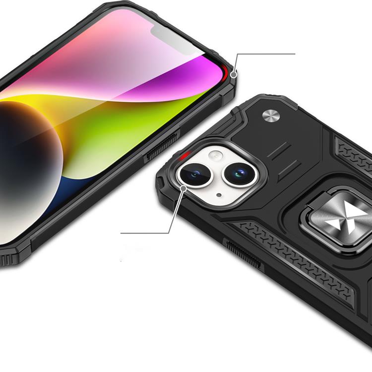 Wozinsky Wozinsky Mobilskal till iPhone 15 Plus Ringhållare - Blå