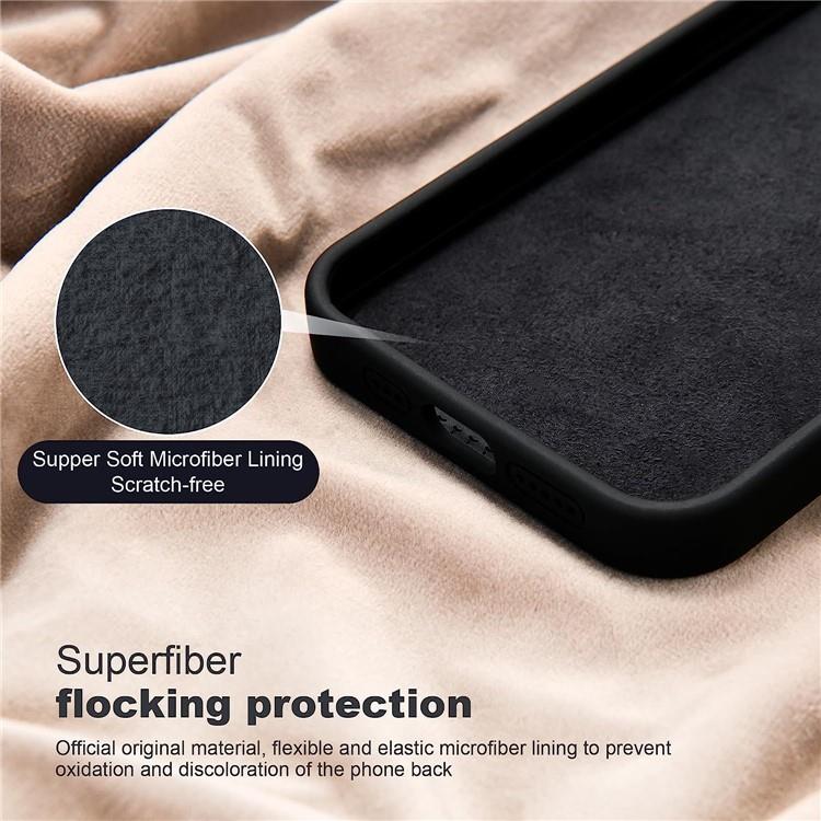 OEM Mobilskal till iPhone 15 Pro Max Magsafe Liquid Silikon - Svart