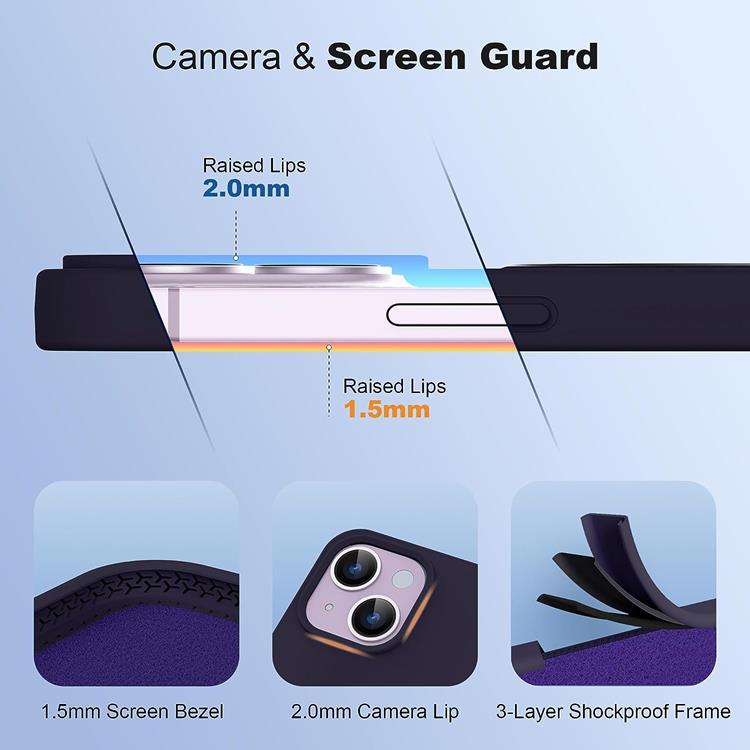 A-One Brand Mobilskal till iPhone 11 Magsafe Liquid Silikon - Lila